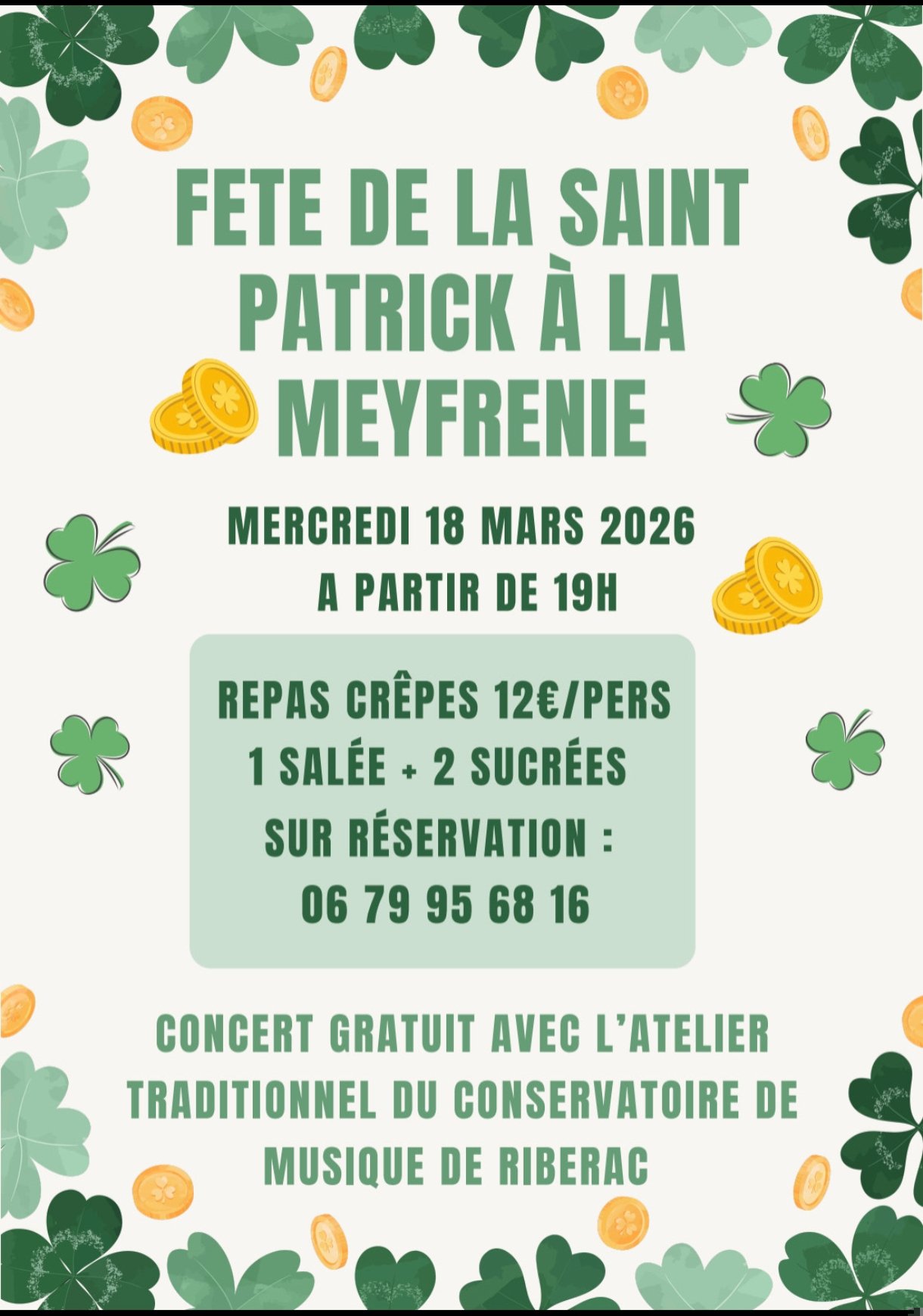 Fête de la saint Patrick