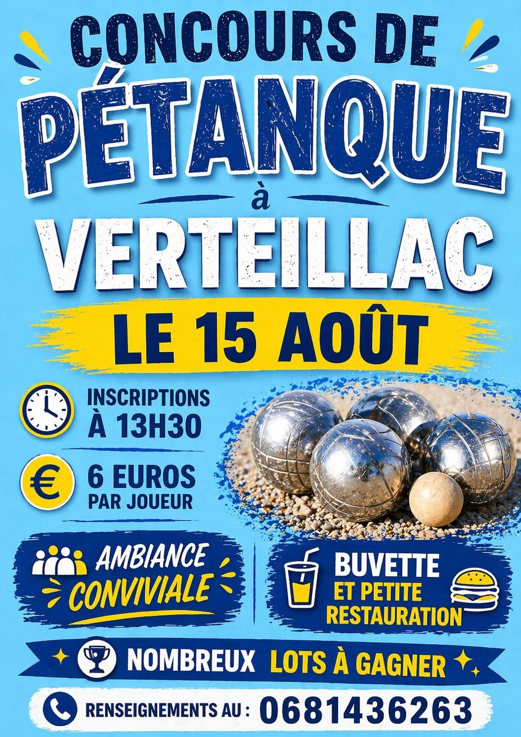Concours de pétanque