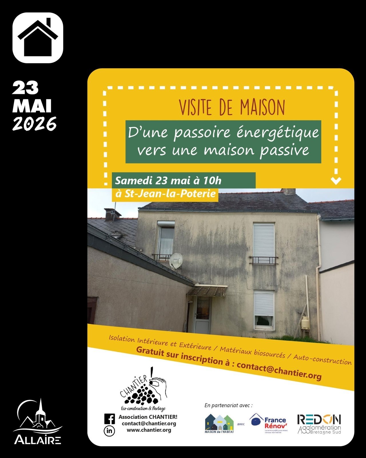 Visite d’une maison rénovée “De passoire à passive”