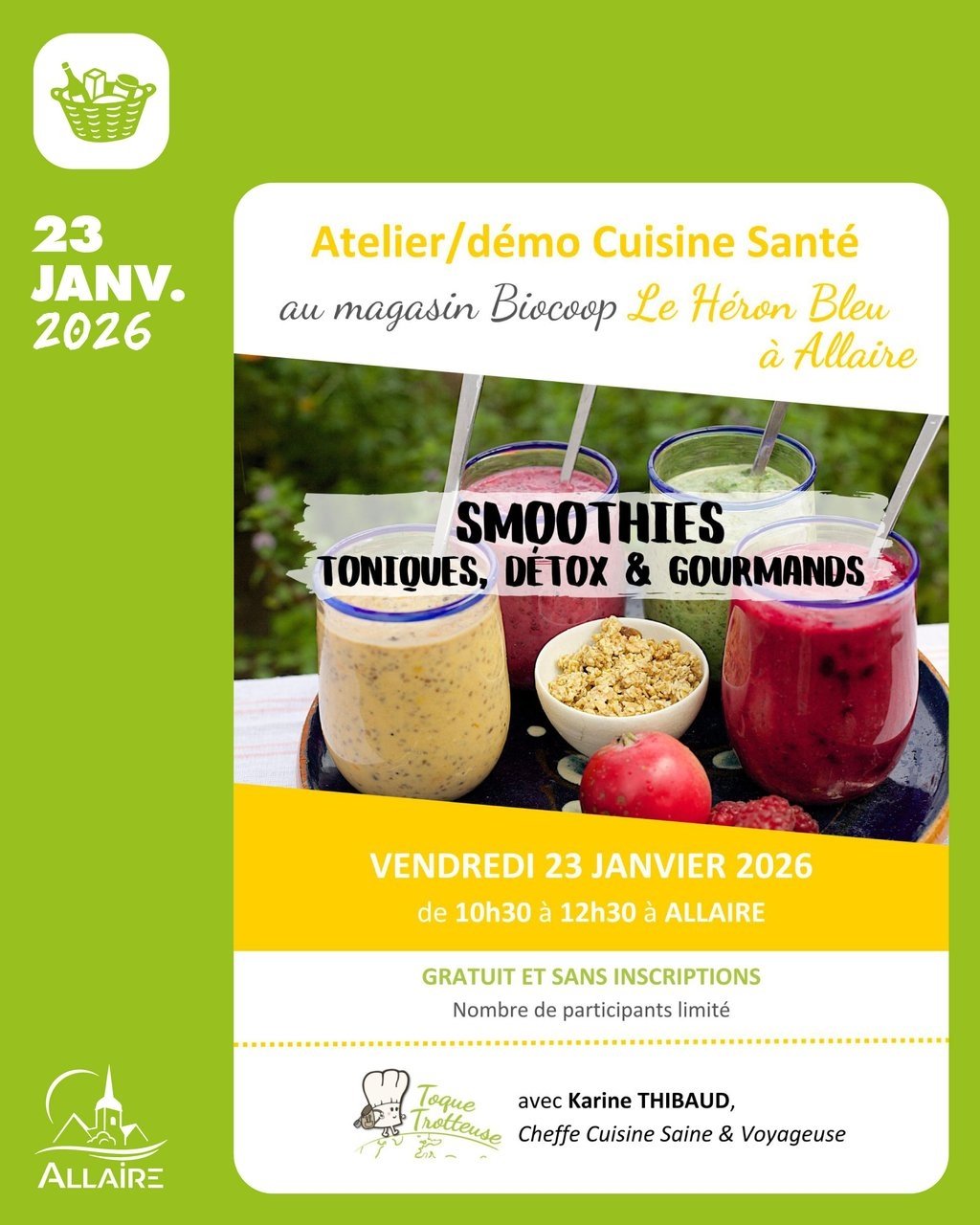 Atelier Smoothies à la Biocoop