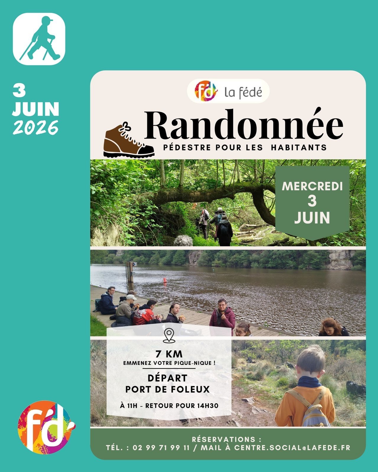La fédé · Randonnée pour tous le 3 juin