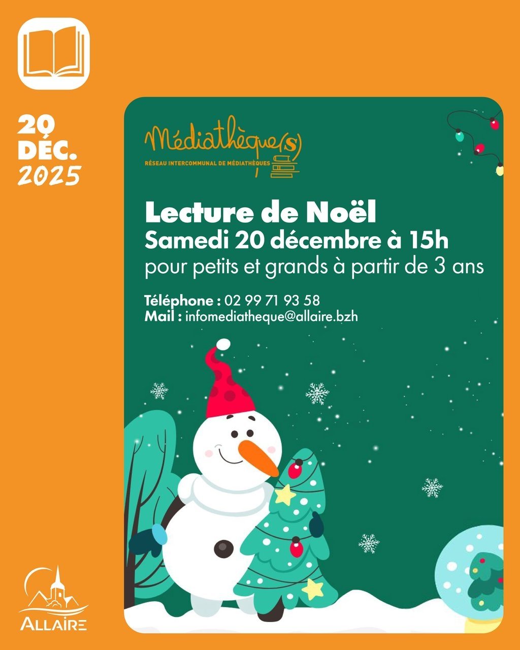 Lecture de Noël pour petits et grands