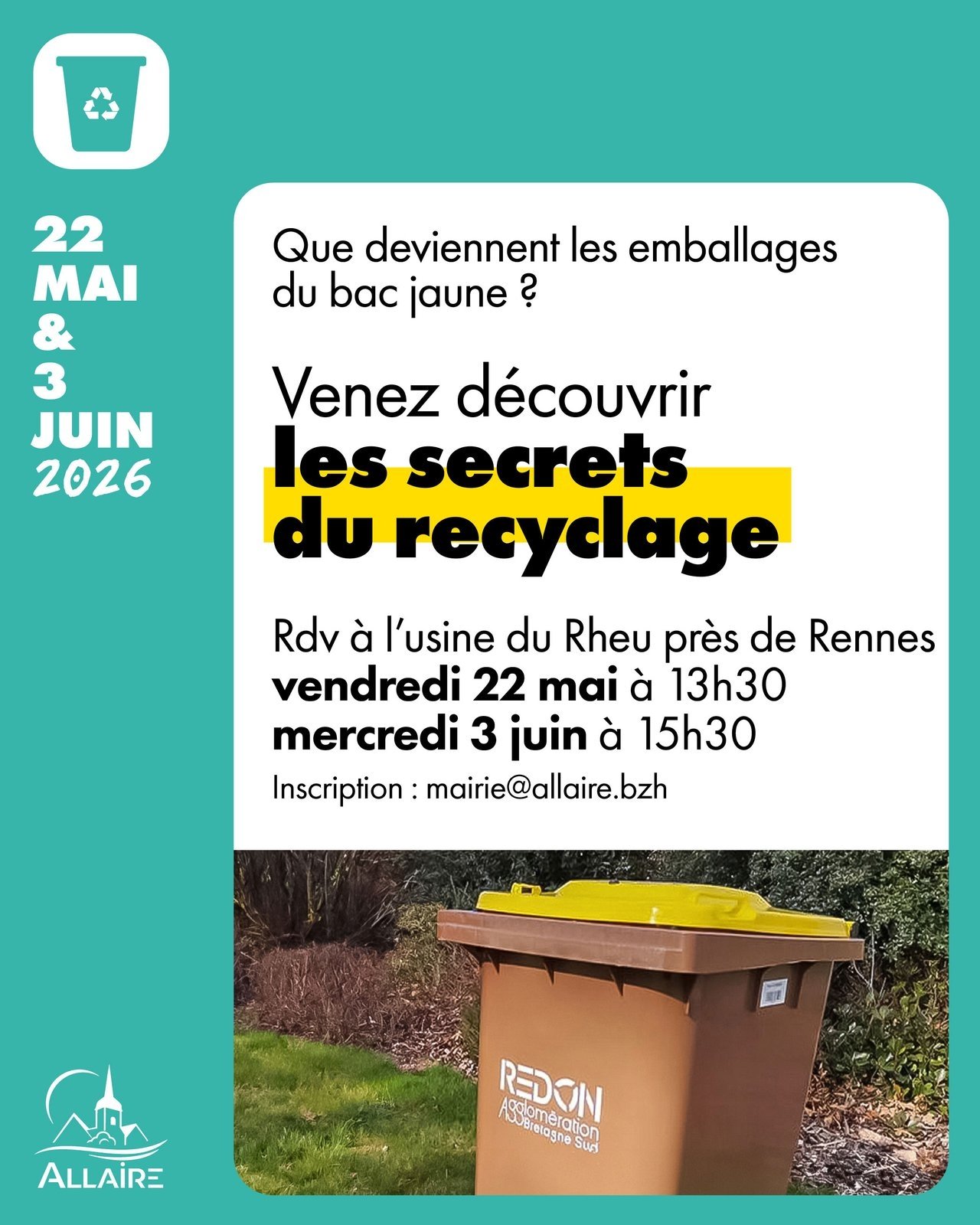 Visitez le centre de tri de vos emballages !