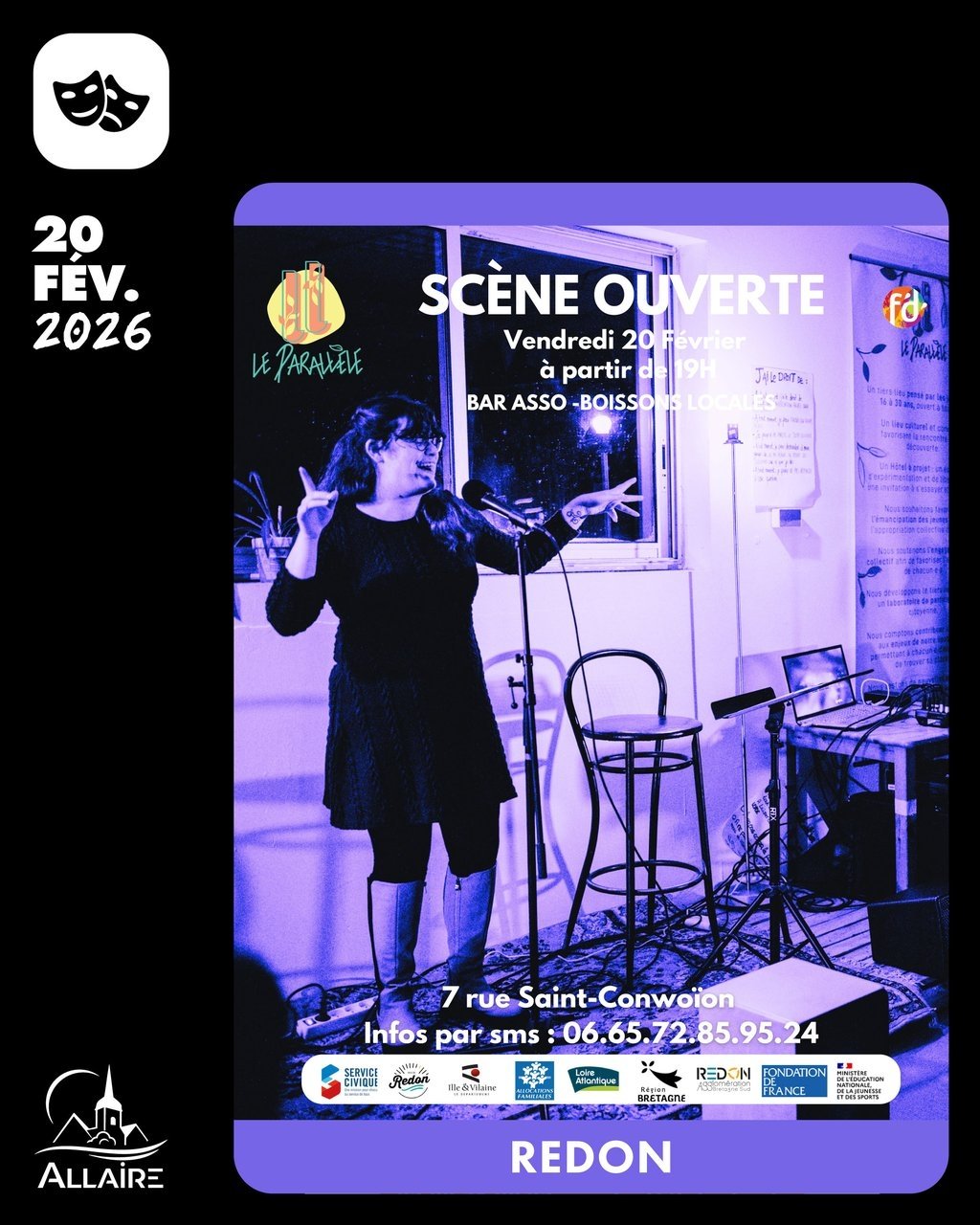 Scène ouverte à Redon