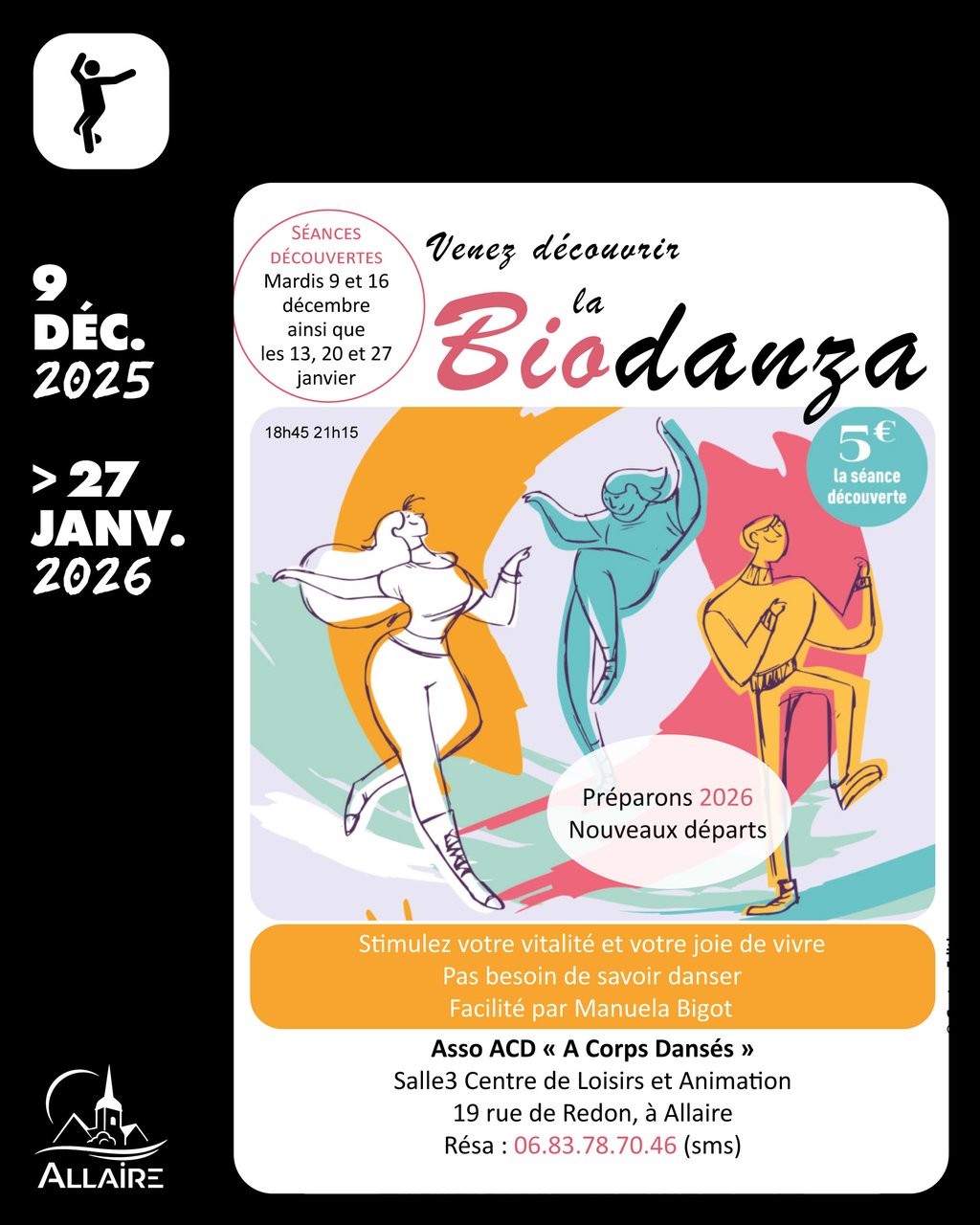 Découvrez la Biodanza avec l’association “À Corps Dansés”