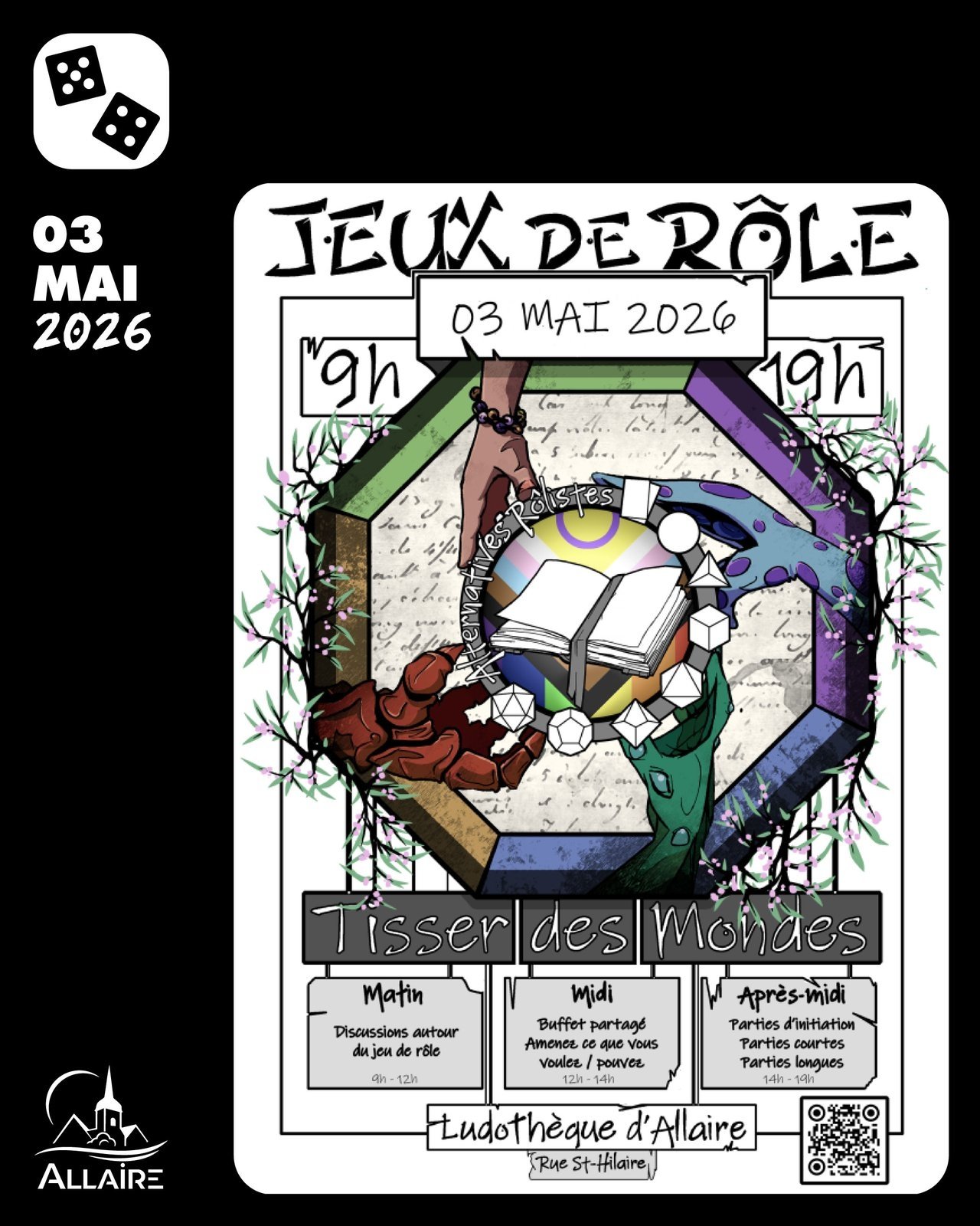 Jeux de rôles à la Ludothèque · Alternatives Rôlistes