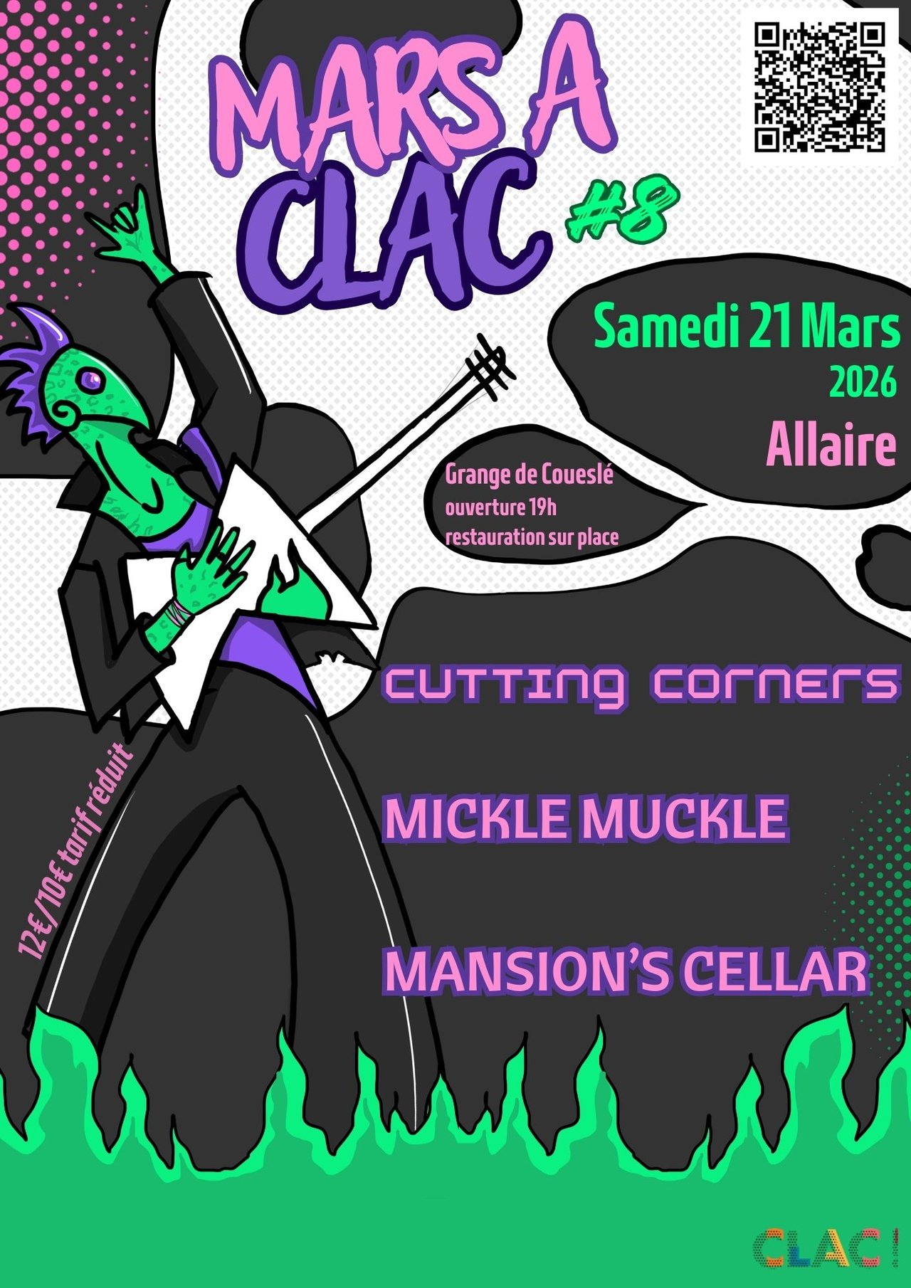 Mars à CLAC · Concert le 21 mars