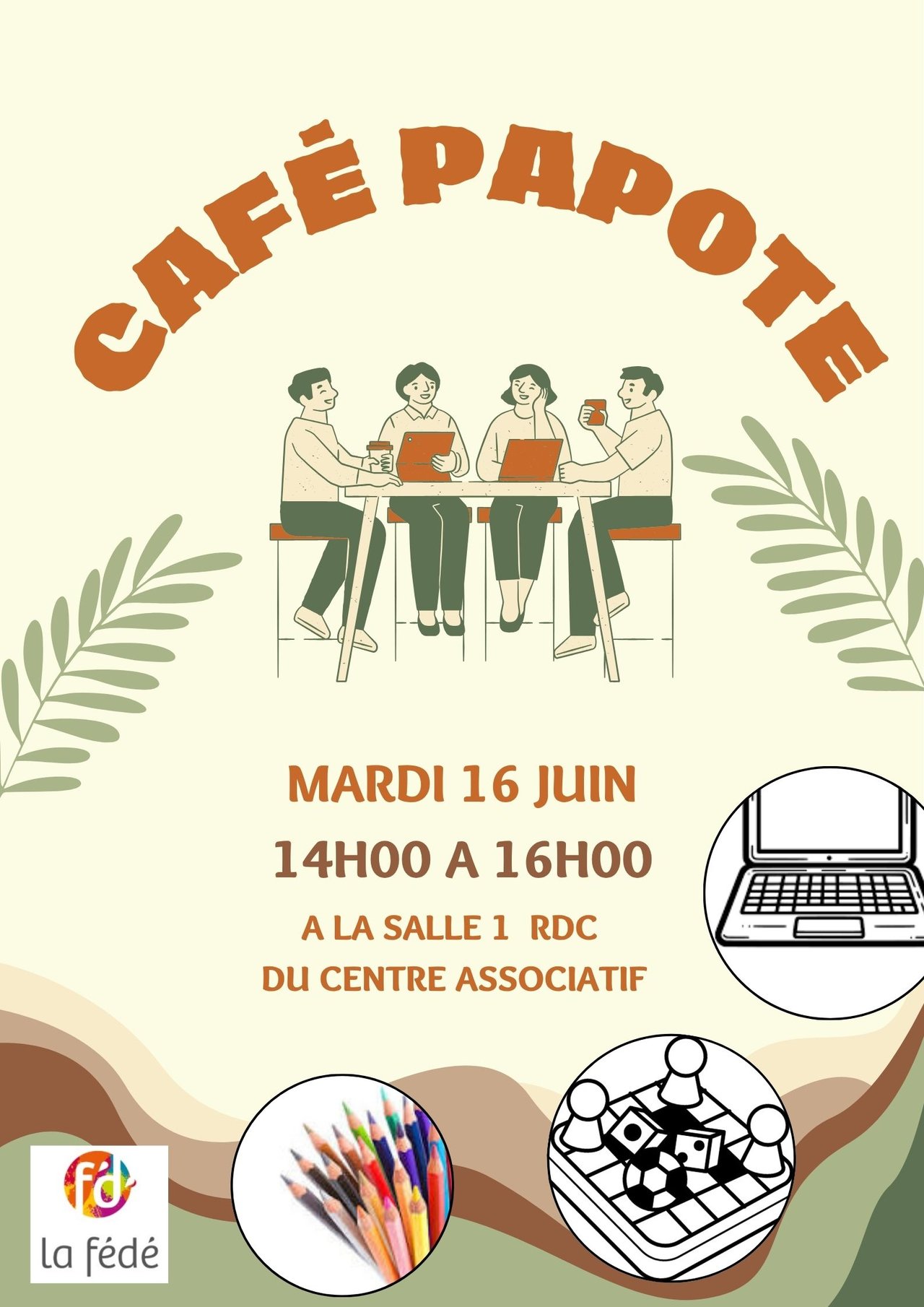 Café papote · Centre associatif