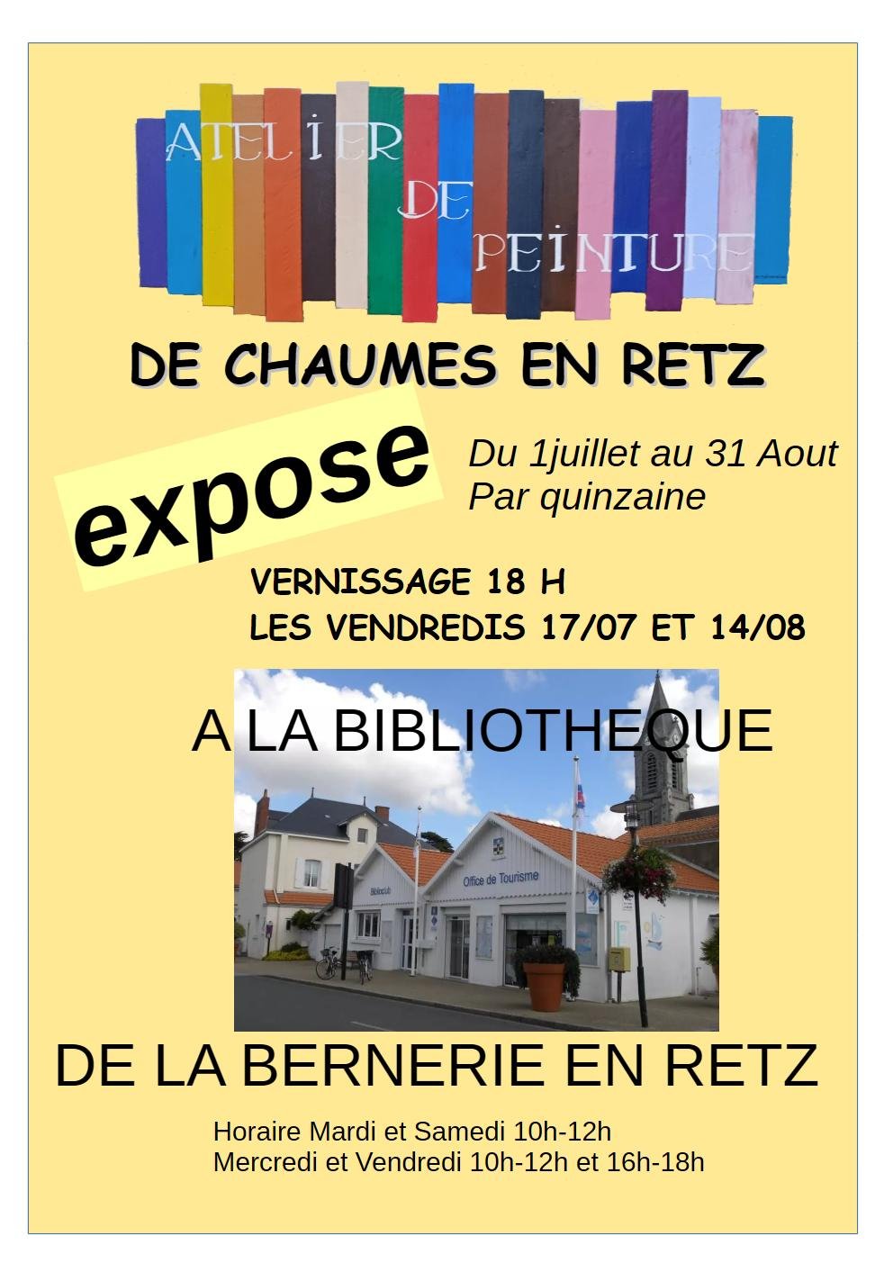 Vernissage à la bibliothèque Olympe de Gouge