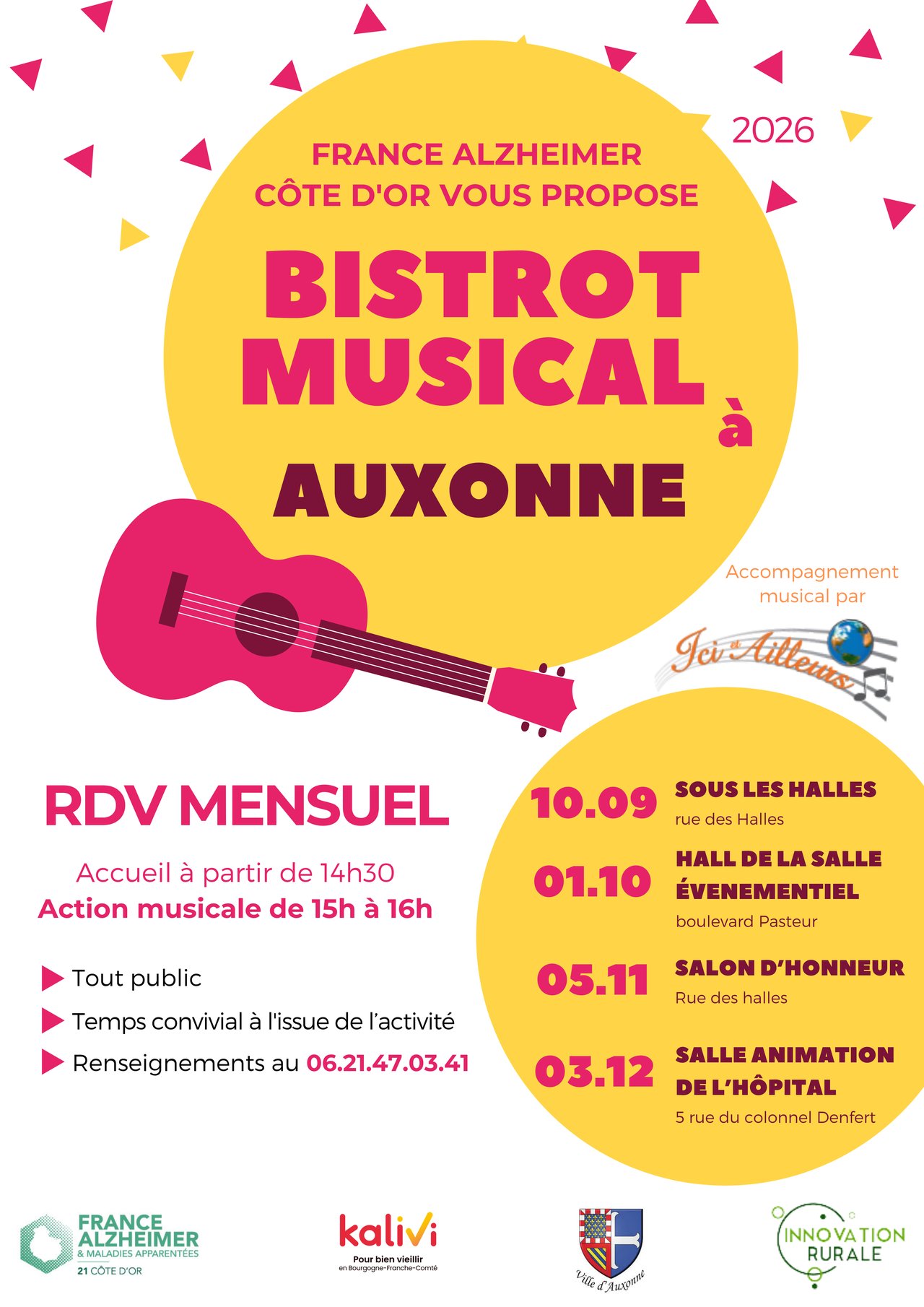 Bistrots musicaux France Alzheimer