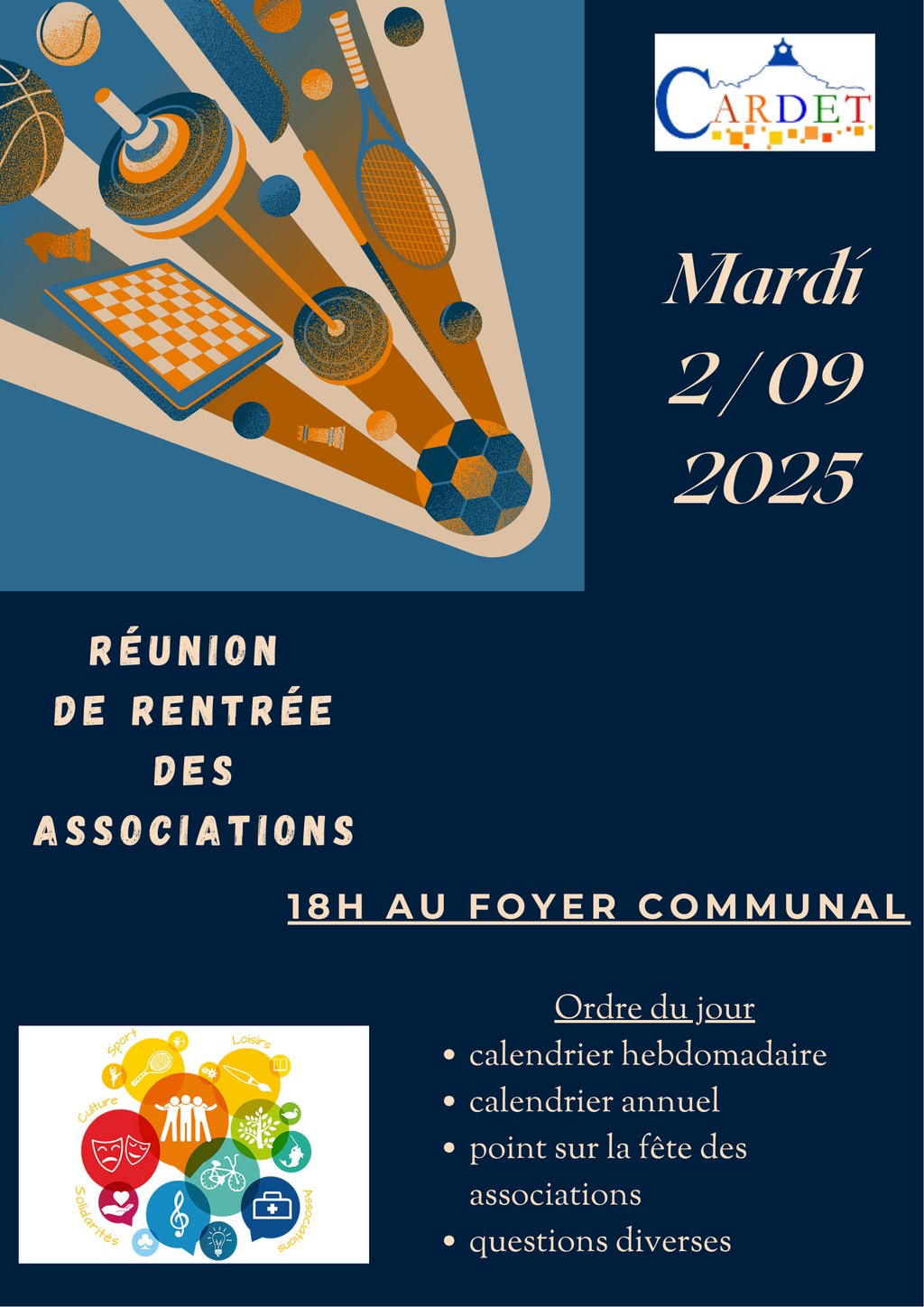 Réunion de rentrée des associations