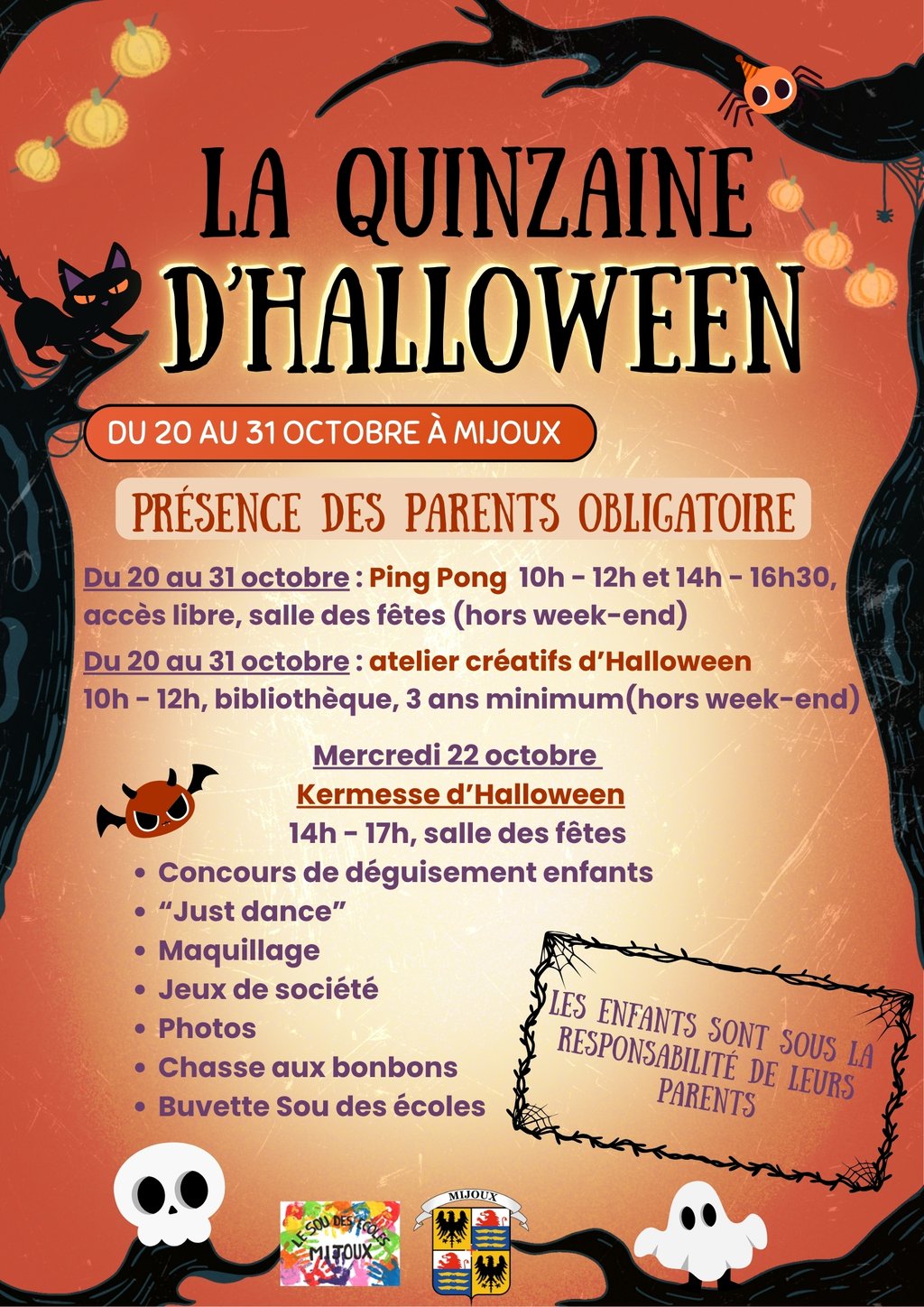 🎃Halloween à Mijoux ça commence le 20 octobre !