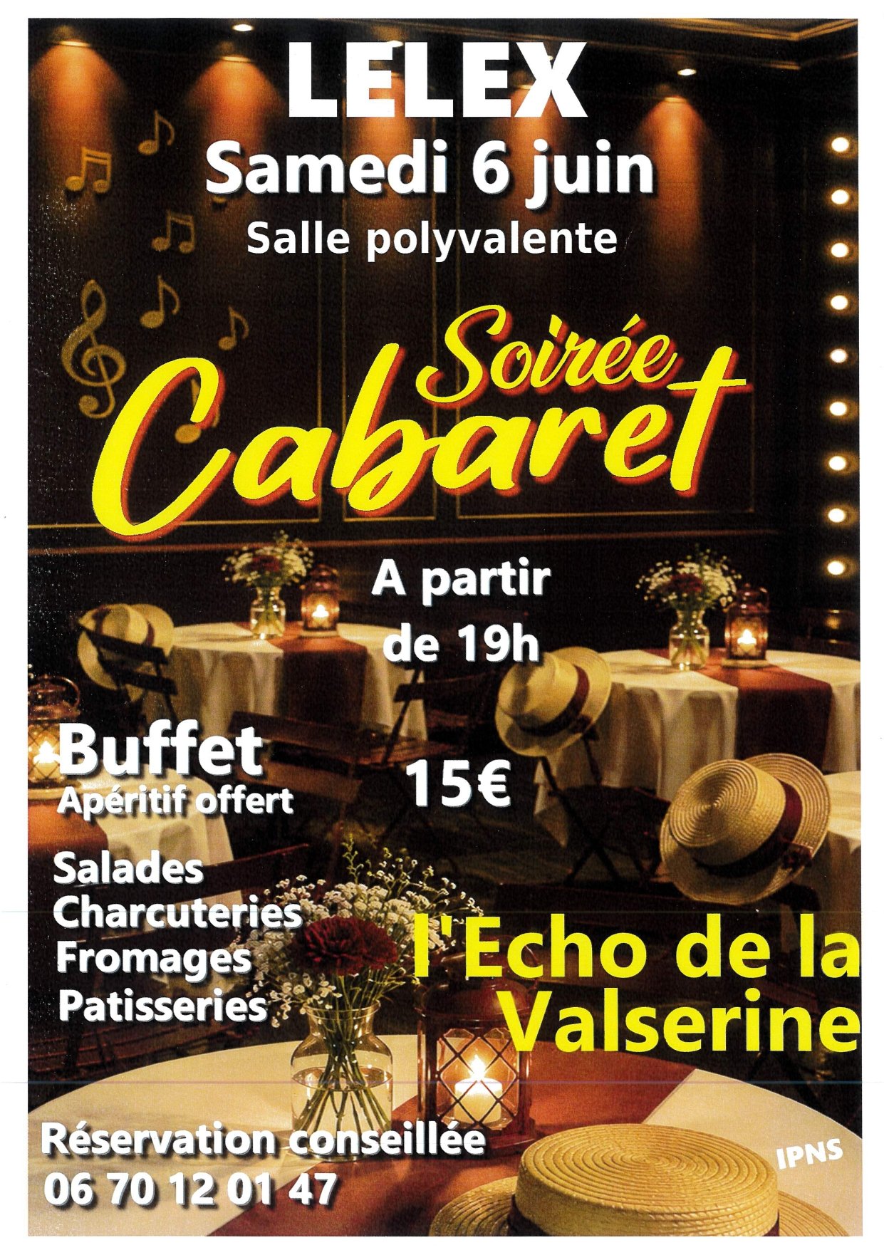 L'Echo de la Valserine vous réserve des surprises tout au long de la soirée !