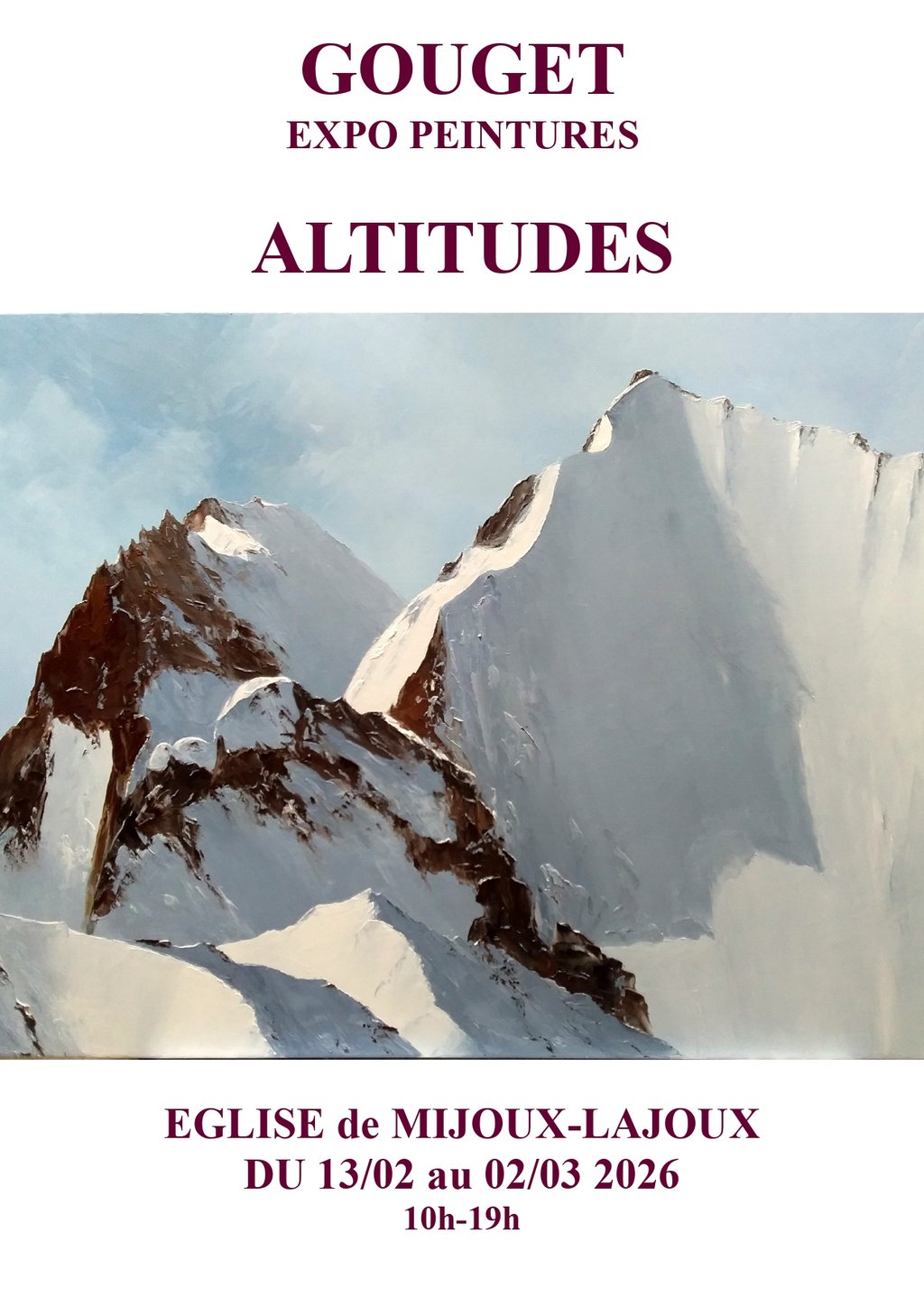 GOUGET Expo Peintures Altitudes