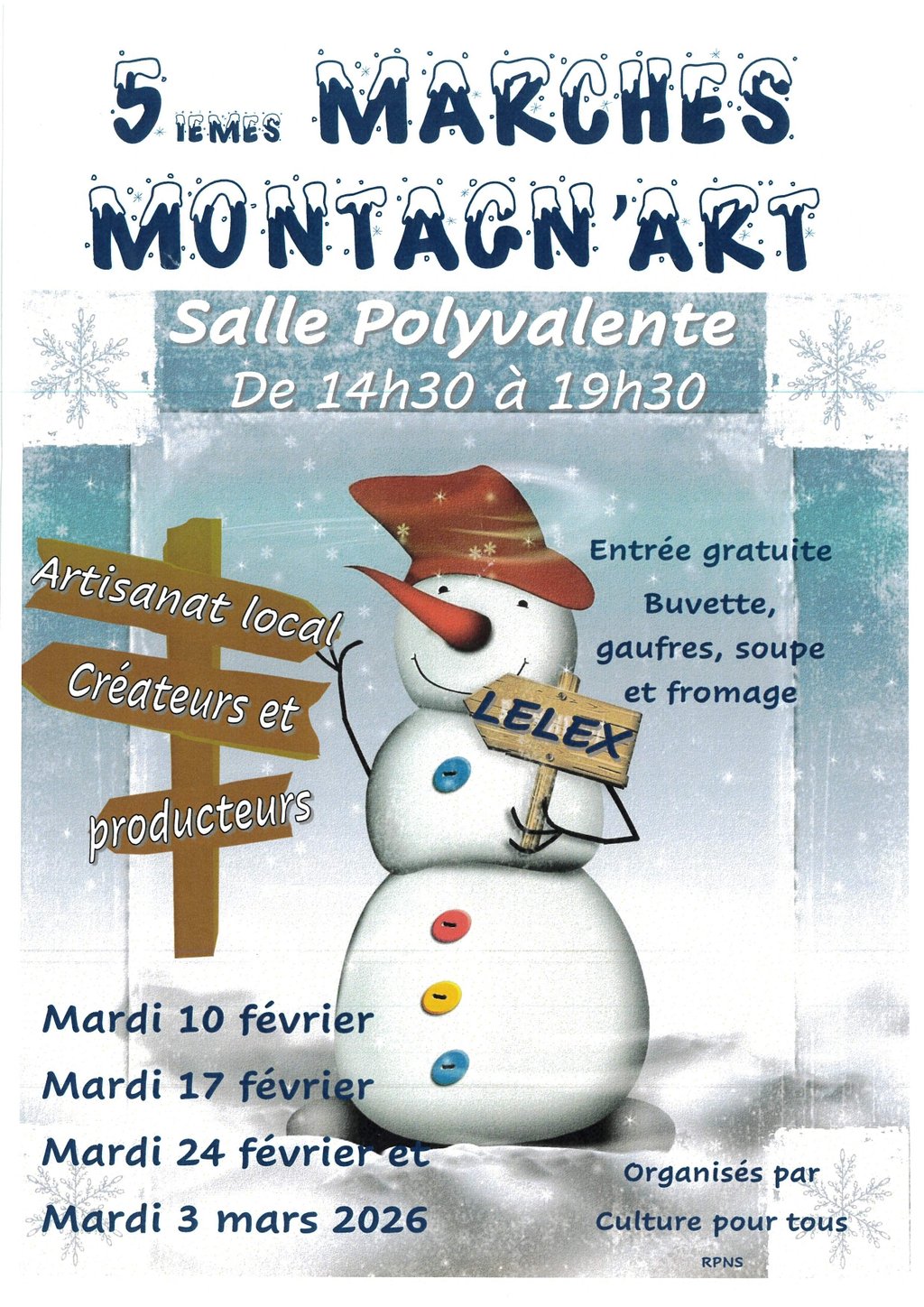 5ièmes Marchés Montagn'Art