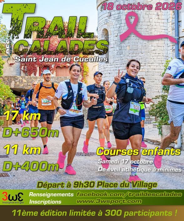 Trail des Calades Saint Jean de Cuculles