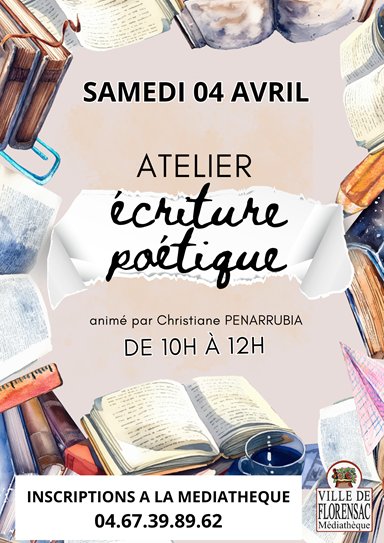 Atelier d'écriture poétique