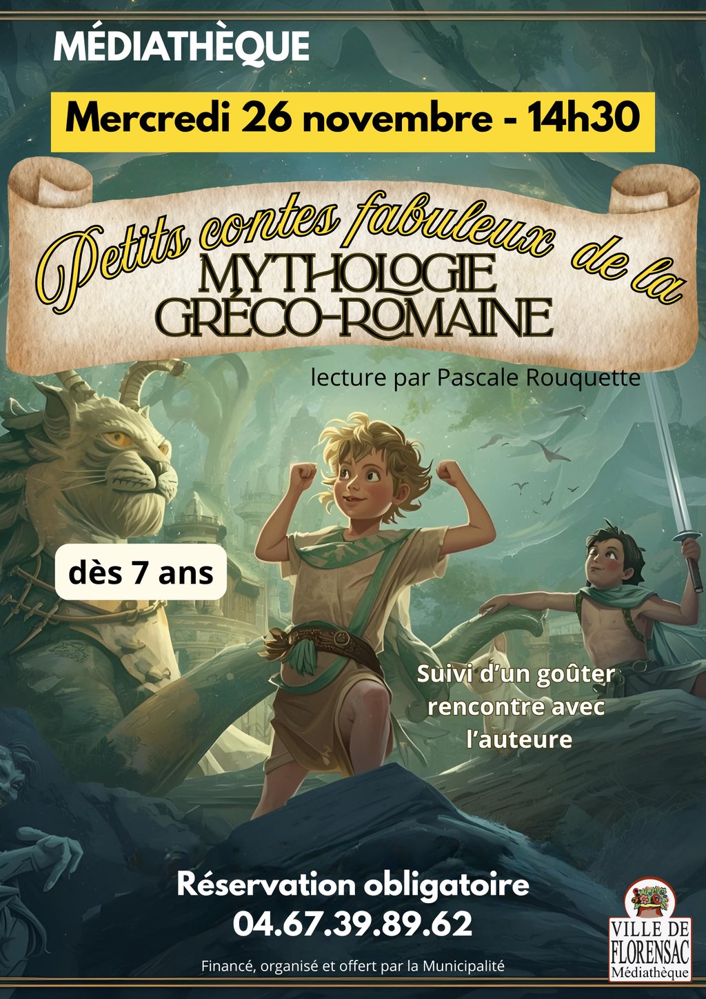 Petits contes fabuleux de la mythologie gréco-romaine.