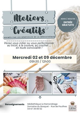 Ateliers créatifs
