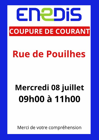 COUPURE ENEDIS