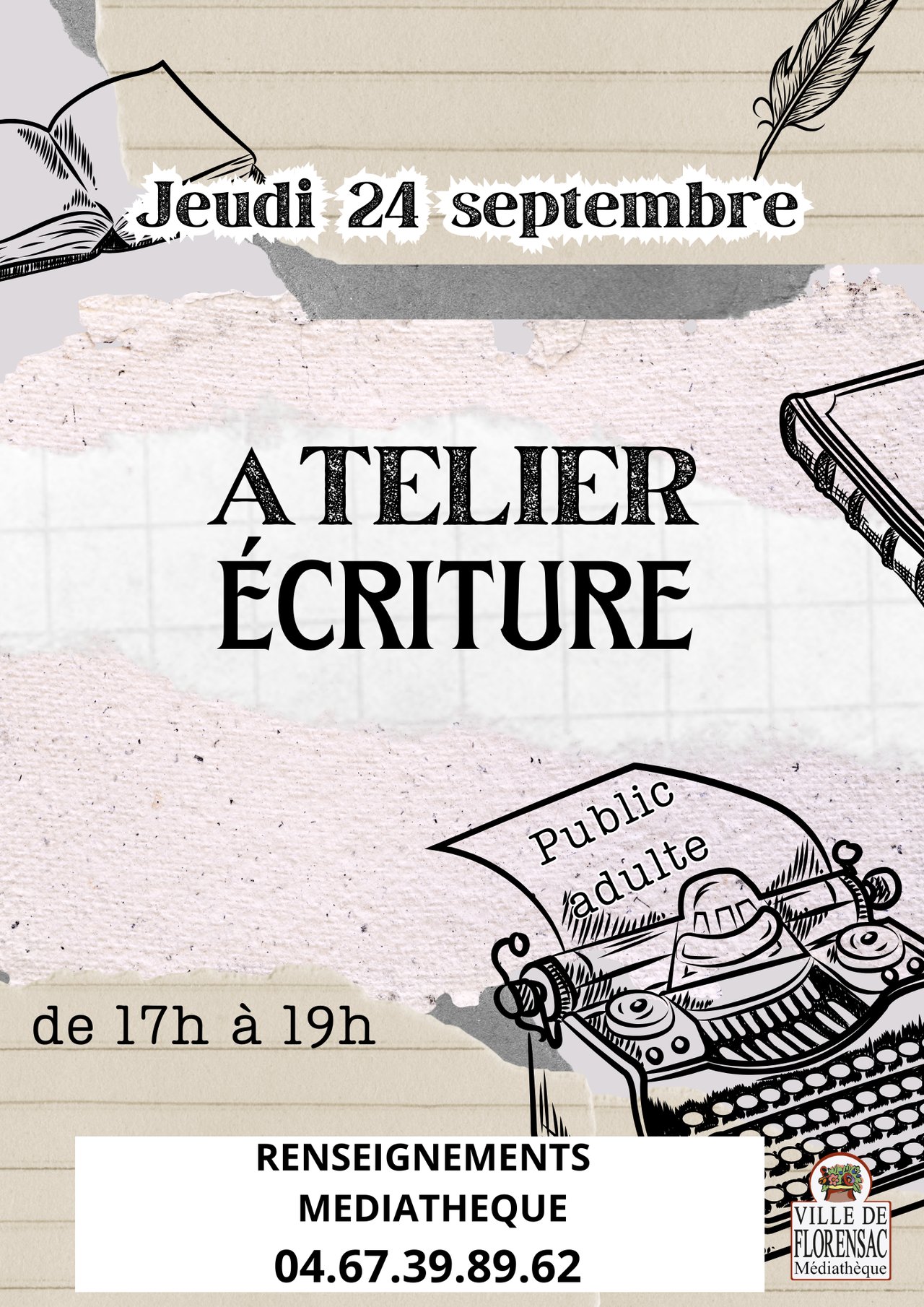 Atelier écriture créative