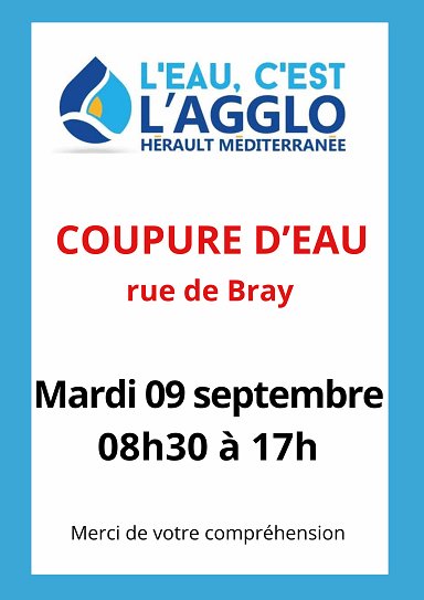 COUPURE D'EAU