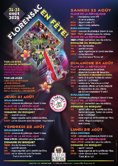 PROGRAMME FÊTE LOCALE