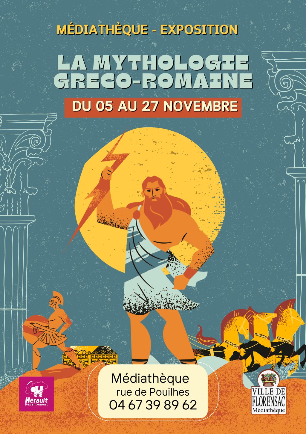Exposition éphémère la mythologie Gréco-Romaine