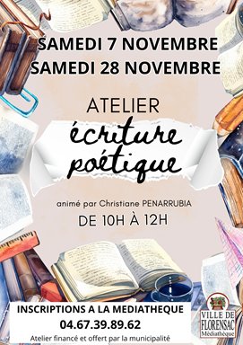 Atelier d'écriture poétique