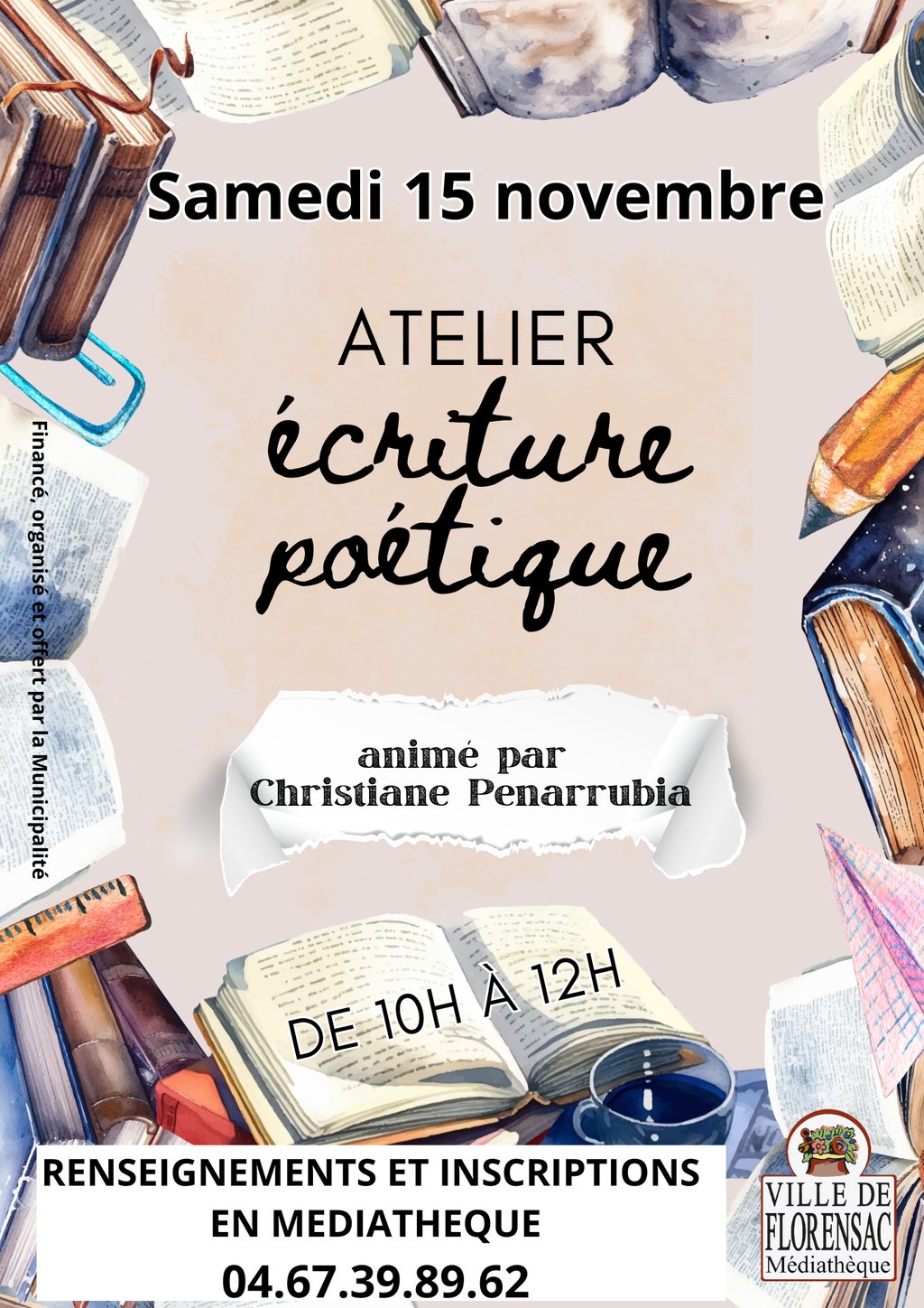 Atelier d'écriture poétique