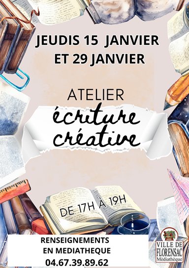 Atelier écriture créative
