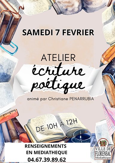 Atelier d'écriture poétique