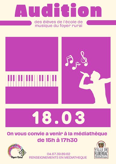 Audition des élèves du foyer rural