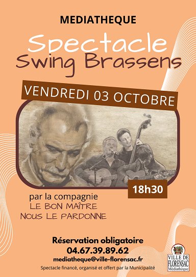 Spectacle Swing Brassens