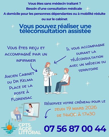 Téléconsultation assisté d'un infirmier