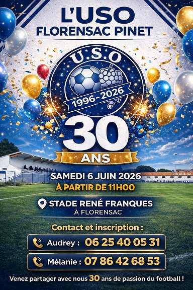 30 ans USO Florensac Pinet