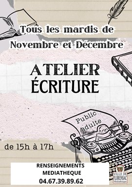 Atelier d'écriture