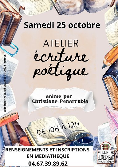 Atelier d'écriture poétique