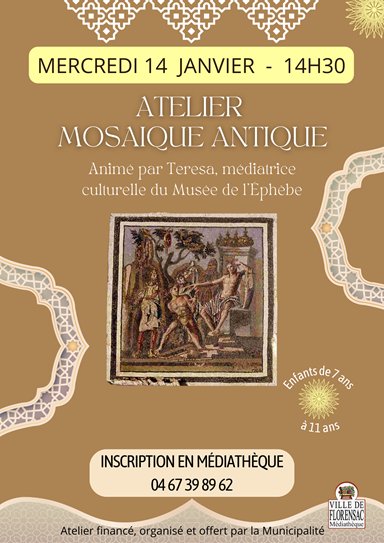 Atelier mosaïque antique