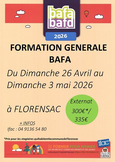 Formation générale au BAFA