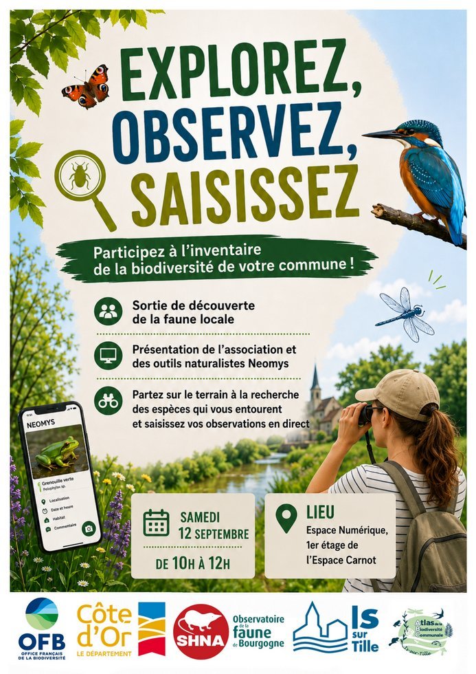 Sortie nature, inventaire de la biodiversité