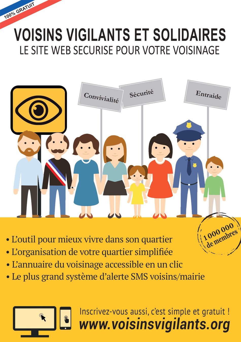 ⚠️👁️ VOISINS VIGILANTS ET SOLIDAIRES 👁️⚠️