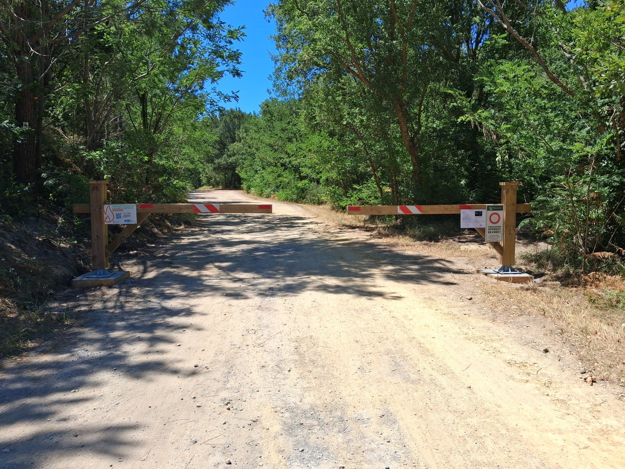 Fermeture du chemin de la gravière à la circulation