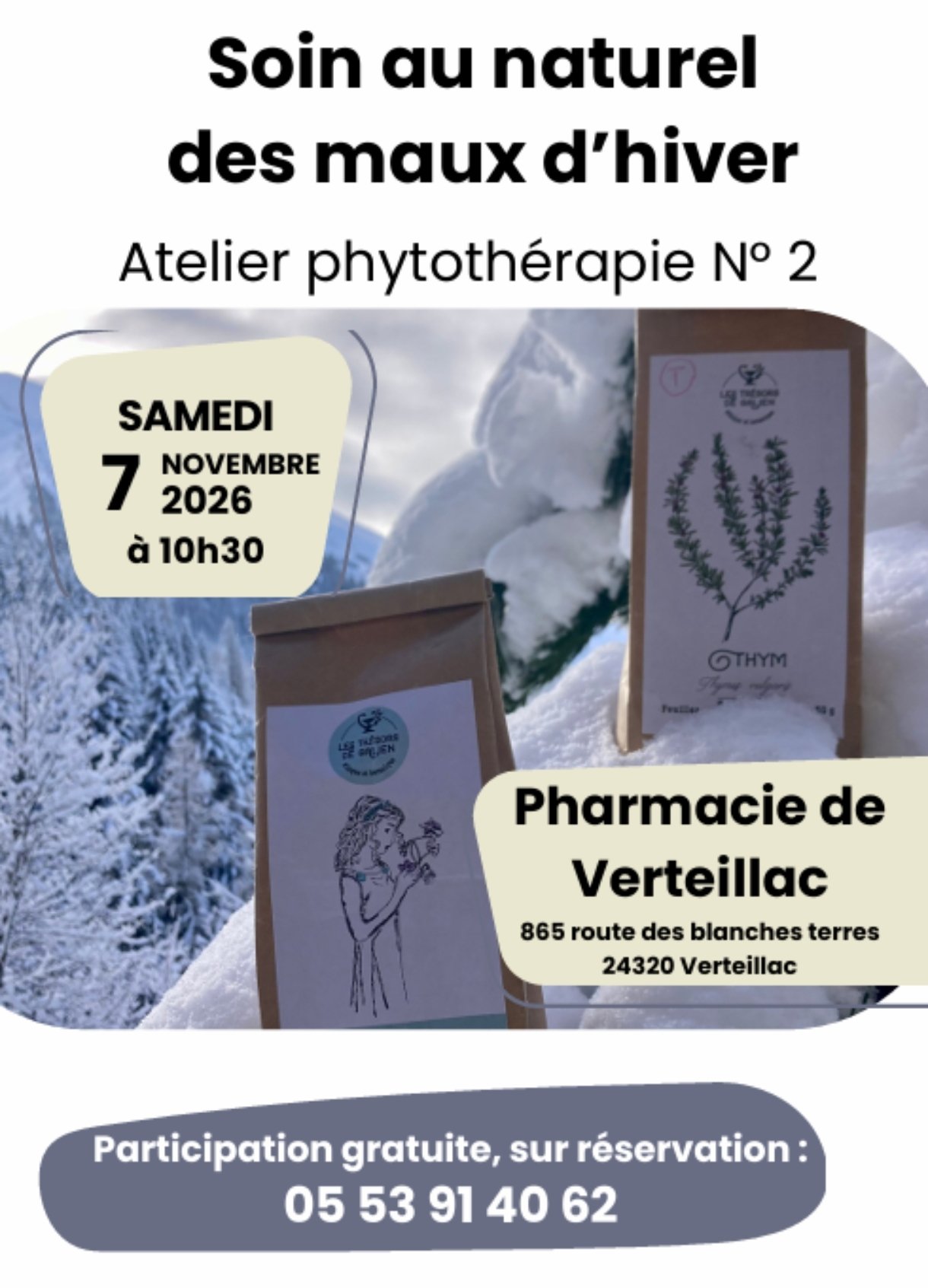 Atelier phytothérapie