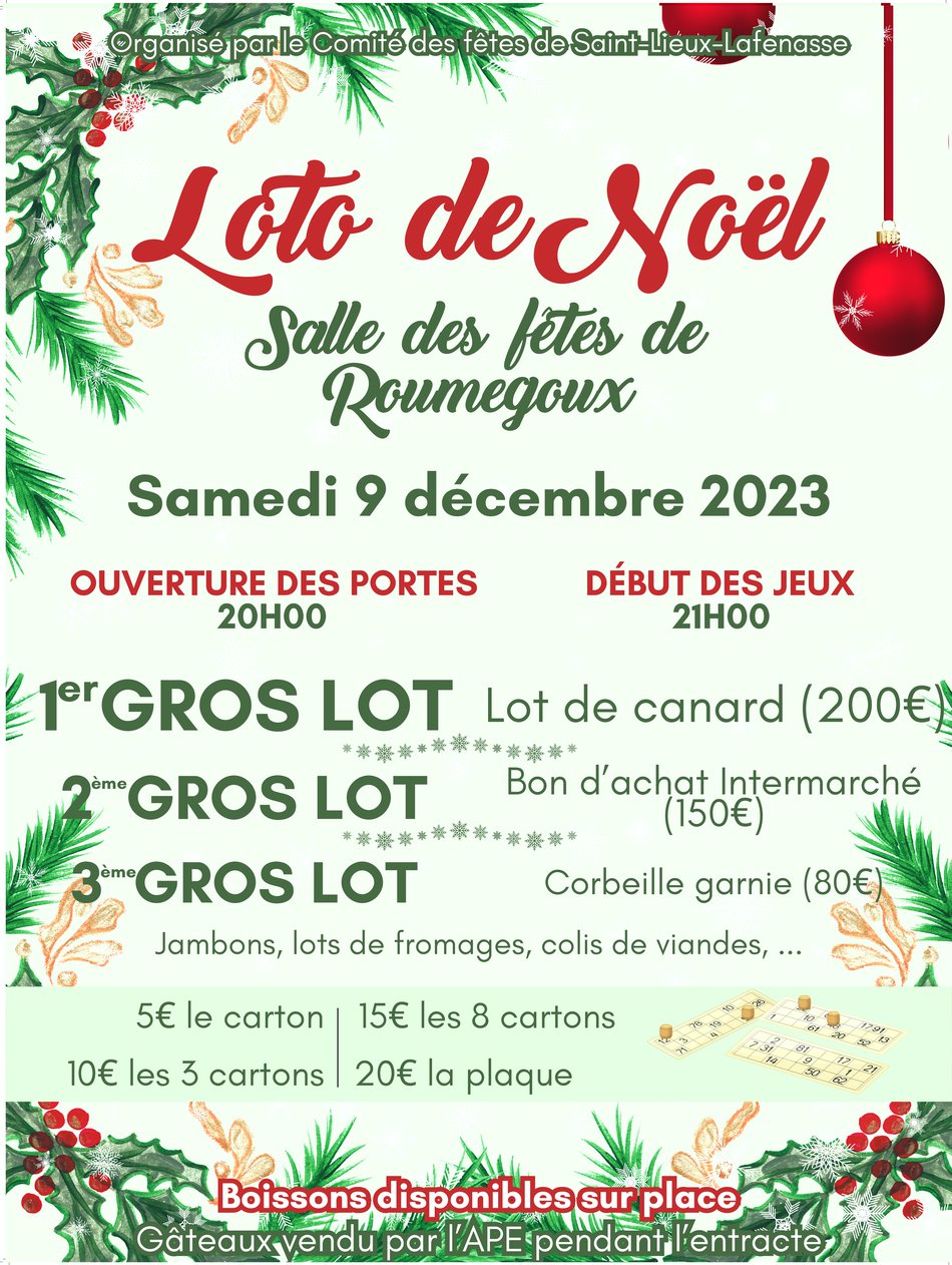 Loto de Noël TerredeBancalié