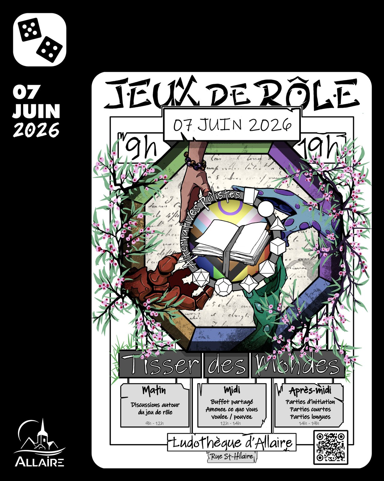 Jeux de rôles dimanche prochain à la Ludothèque