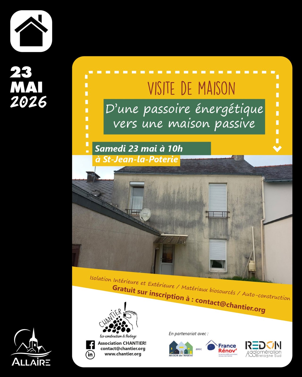 Visite d’une maison rénovée “De passoire à passive”