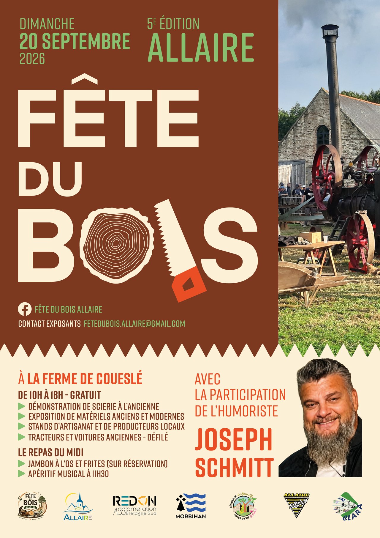 Réserver son repas à la Fête du Bois 2026
