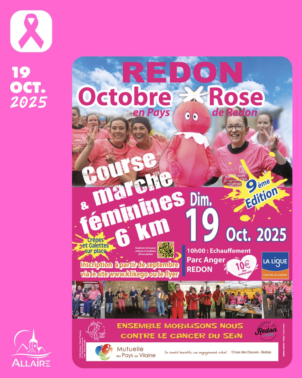 Octobre Rose en Pays de Redon