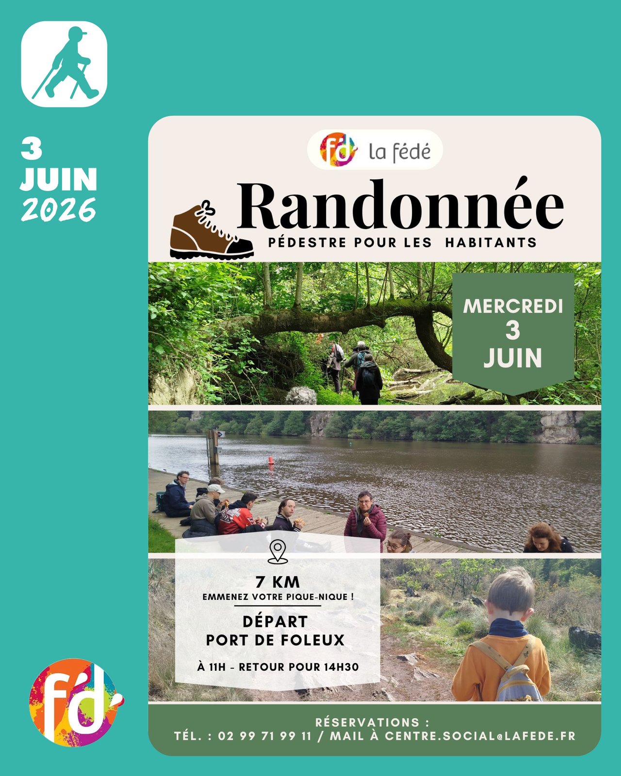 La fédé · Randonnée pour tous le 3 juin